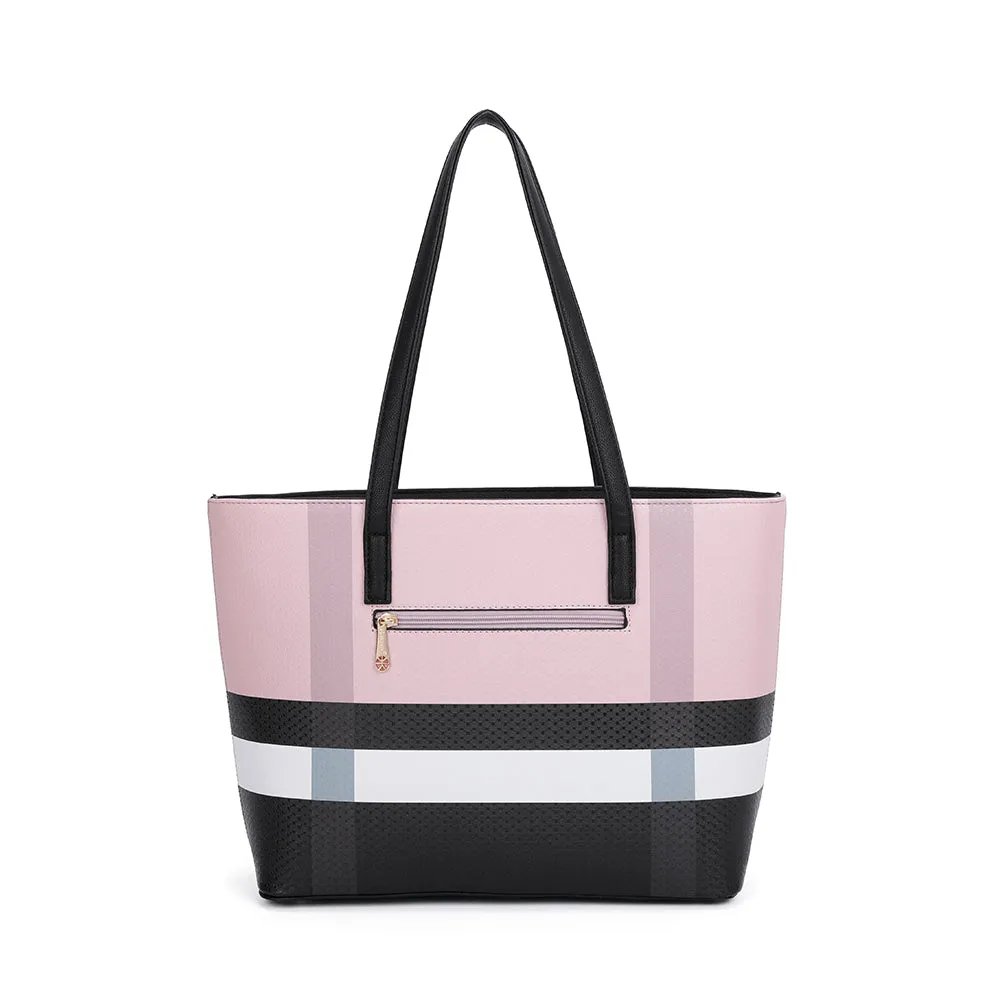 Gallantry Paris Jolie sac cabas rose simili cuir