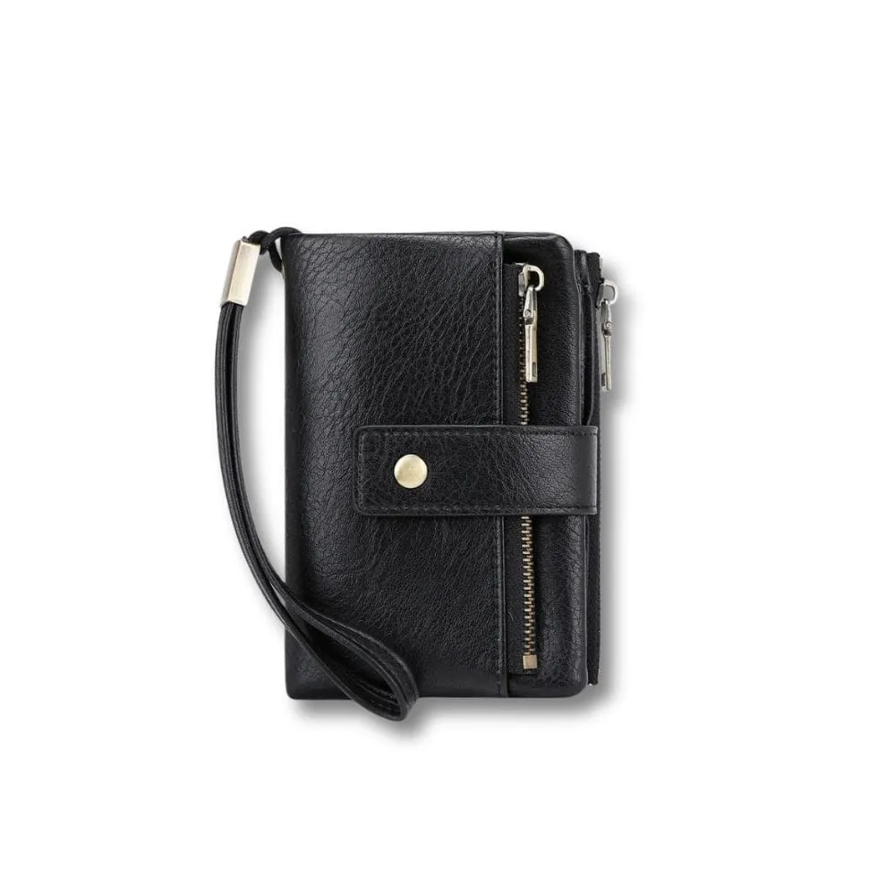 Maison Sacoches Isora Porte-Monnaie Femme Vert Cuir