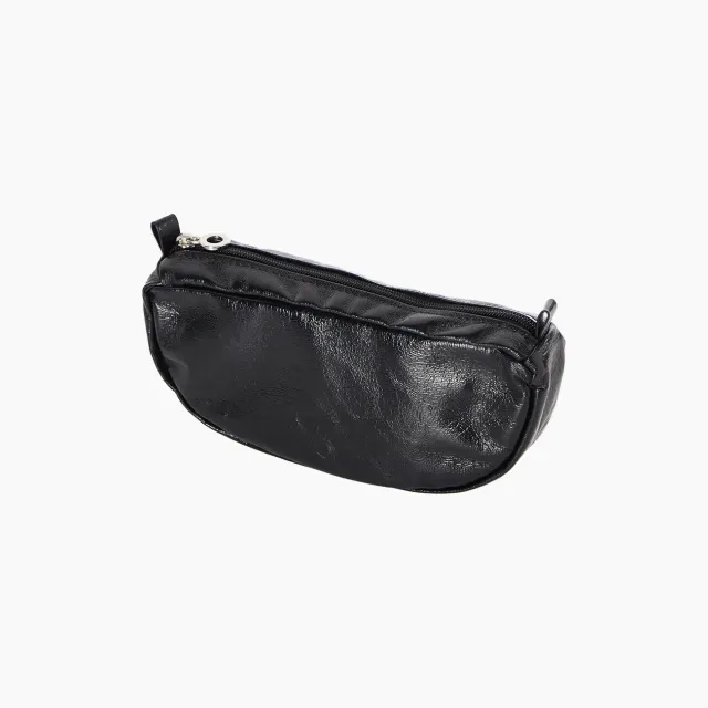 O bag Oblò Cracle sac intérieur zippé noir