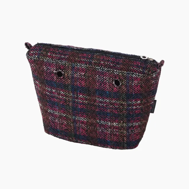 O bag mini Glen Check sac intérieur zippé à carreaux