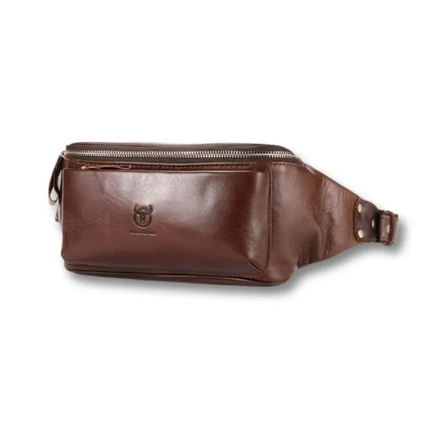 Maison Sacoches Gavriel banane cuir marron
