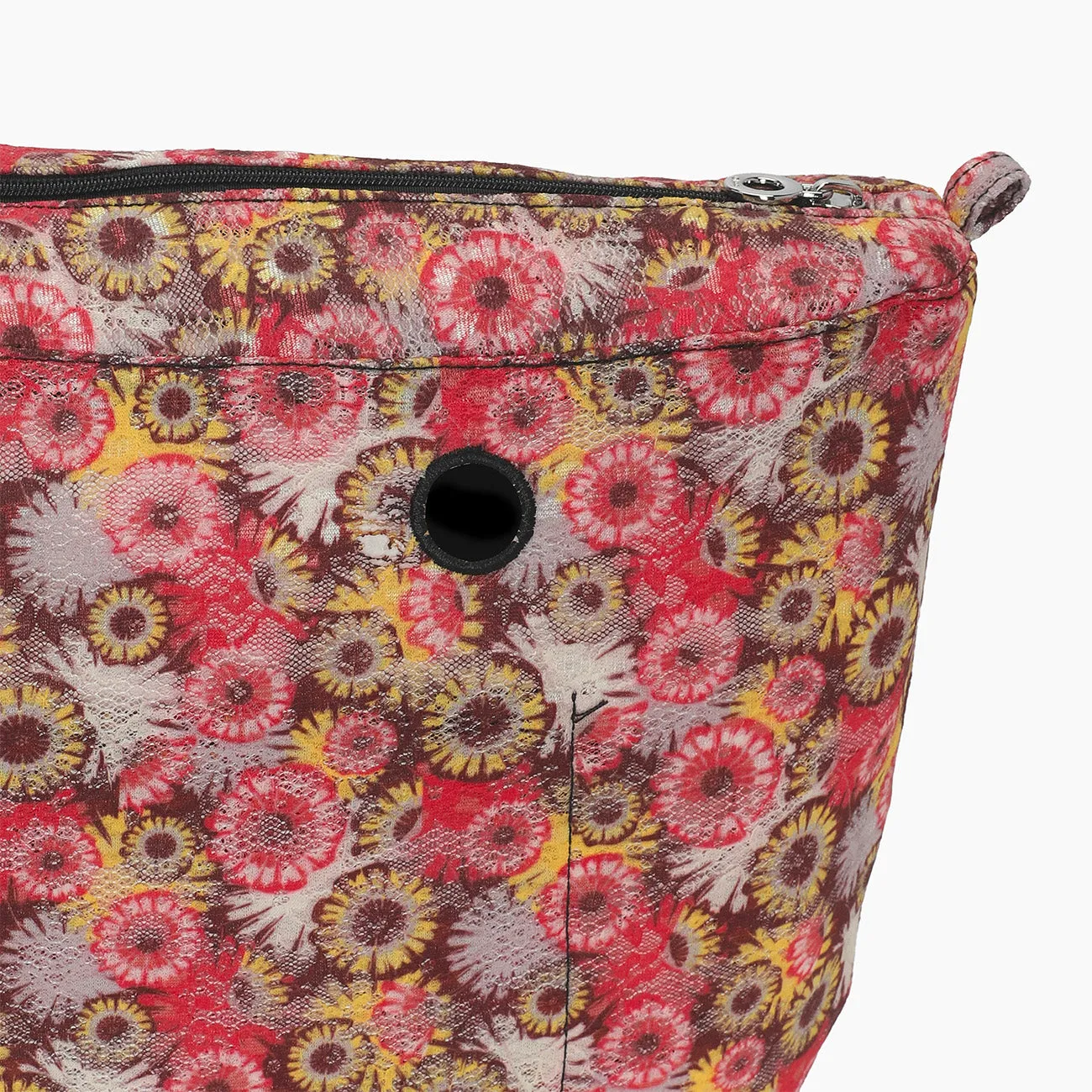 O Bag Mini sac intérieur dentelle bloom noir