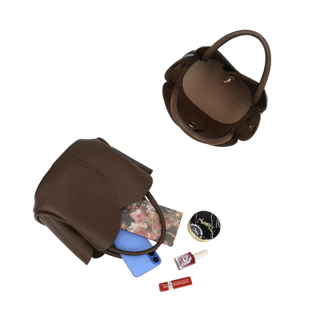 Gallantry La Pétalia sac à main Coffee pétale