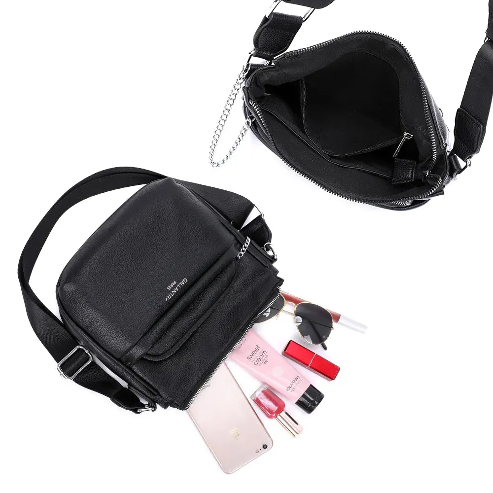 Gallantry Paris Alex sac bandoulière noir zippé