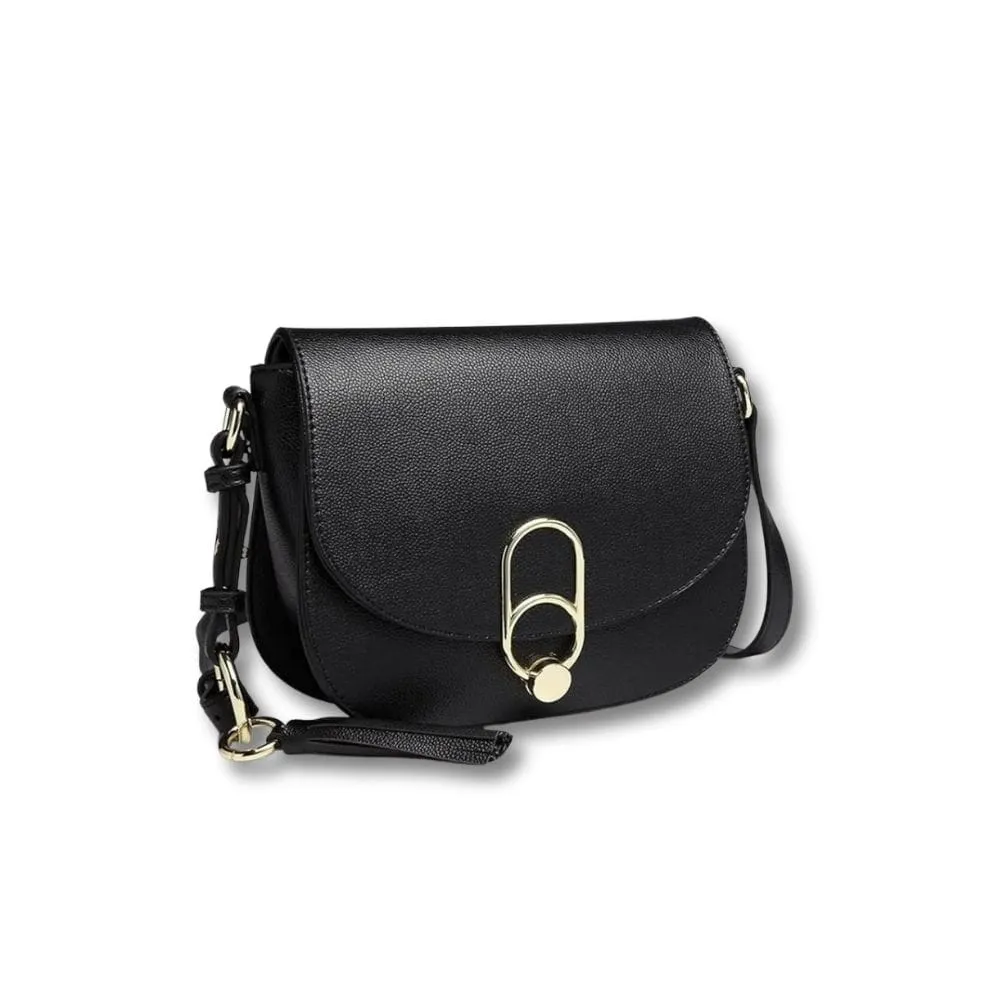 Maison Sacoches Signature sac à main beige grainé rabat