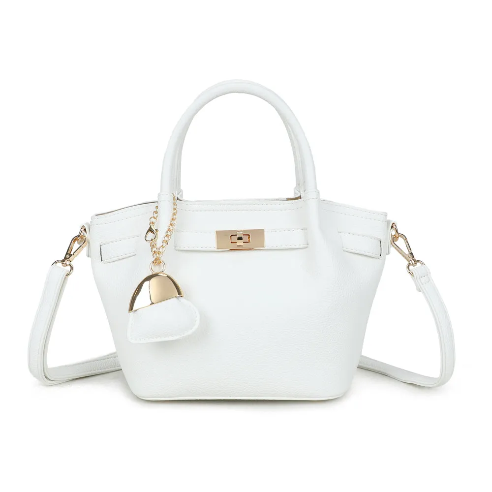 Gallantry Blossom sac à main rose charm doré