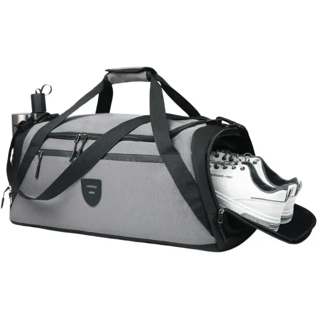 Mon Sacoche Compartiment Chaussures sac de sport gris