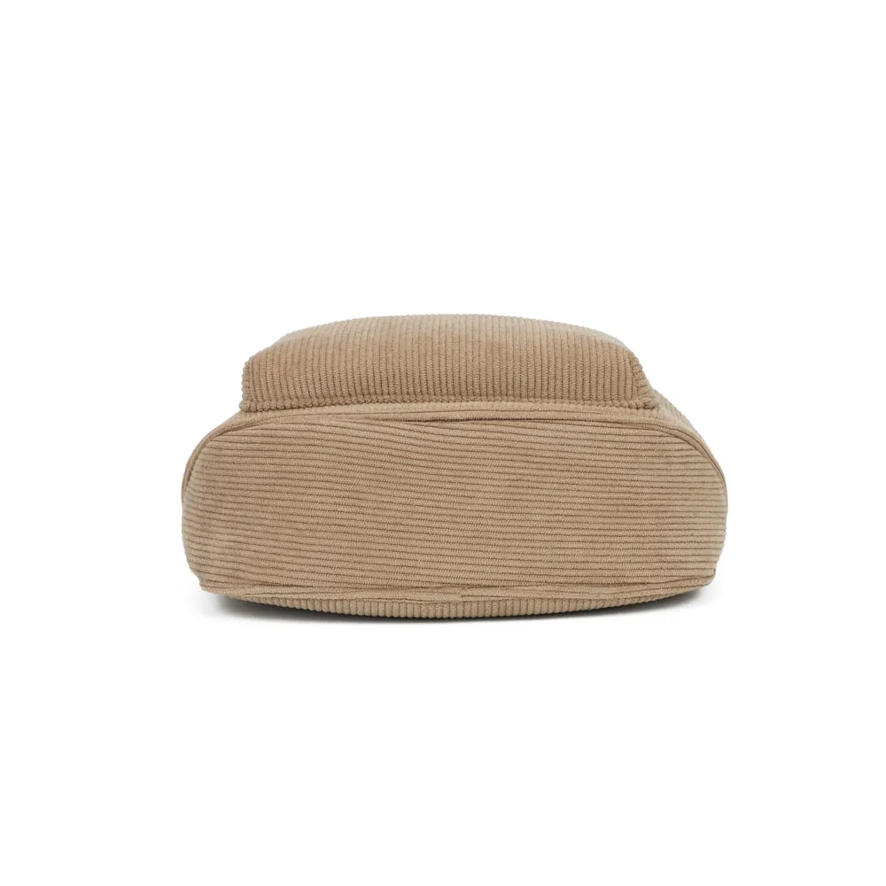 Gallantry Le Sacha sac banane taupe velours côtelé