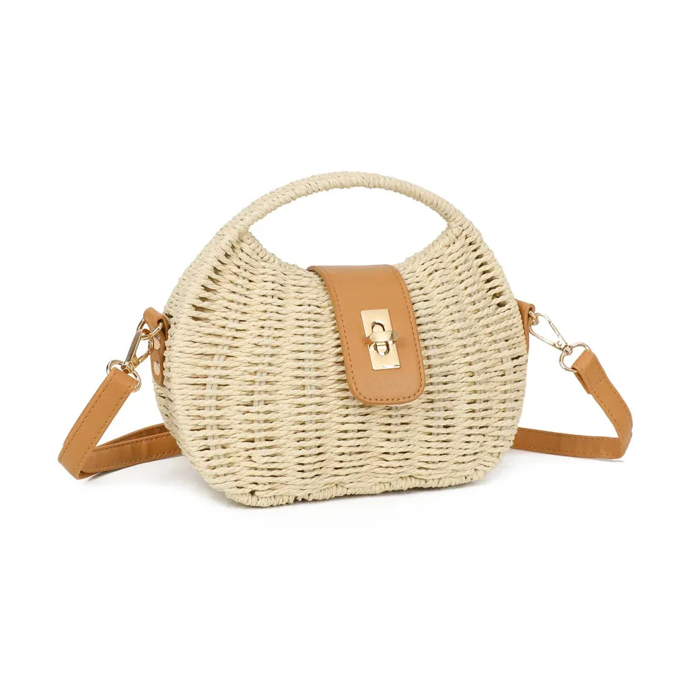 Gallantry Paris Palma sac main beige paille