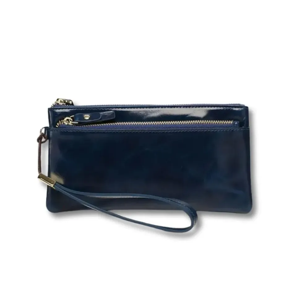 Maison Sacoches Auréa Grande Pochette Femme Rouge cuir