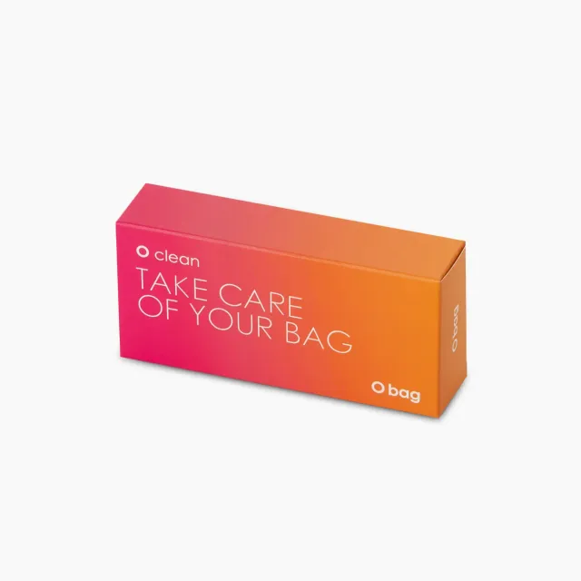 O bag O Clean éponge nettoyante coque gris clair