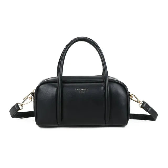 Gallantry Paris Pauline petit sac bowling noir lisse