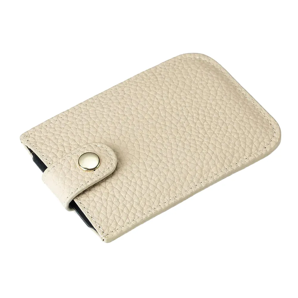 Mon Sacoche Poche porte cartes caramel RFID compact