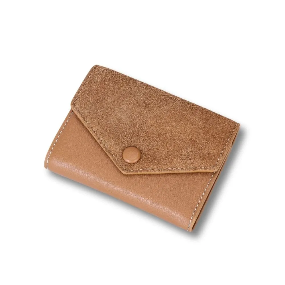 Maison Sacoches Miren porte-monnaie femme cuir Café