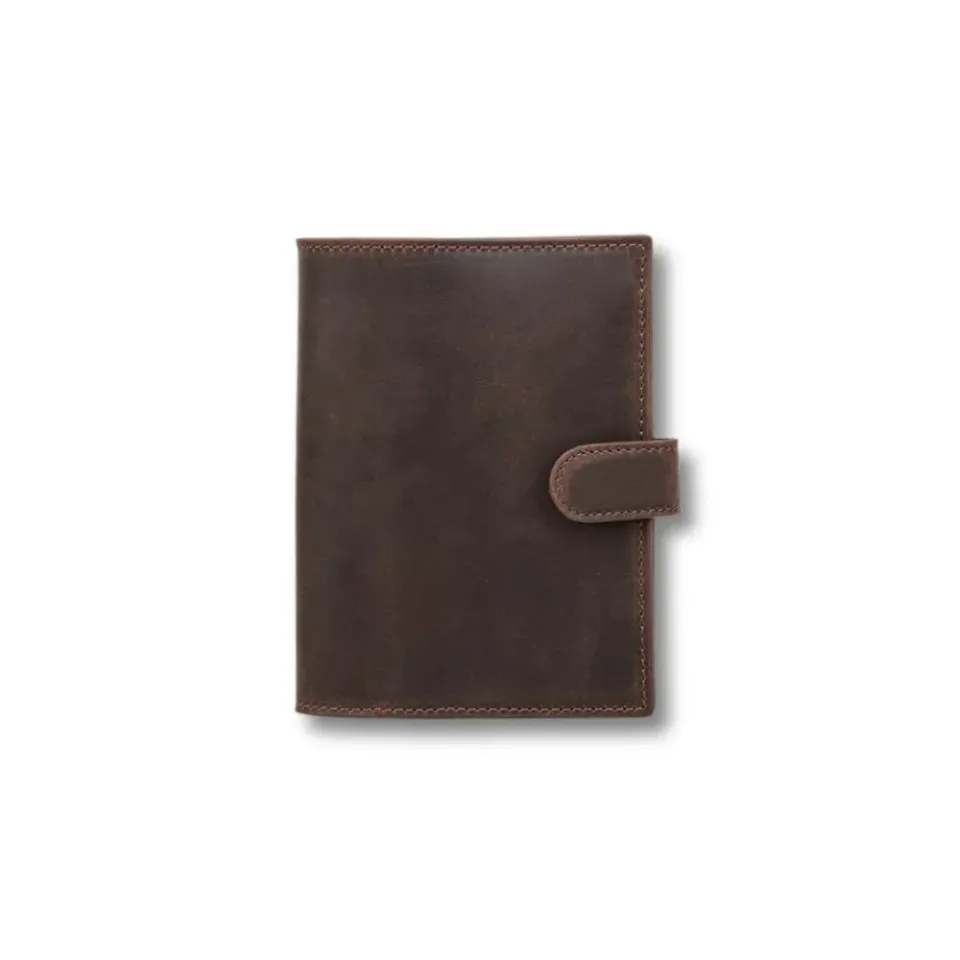 Maison Sacoches Signature portefeuille homme marron RFID cuir