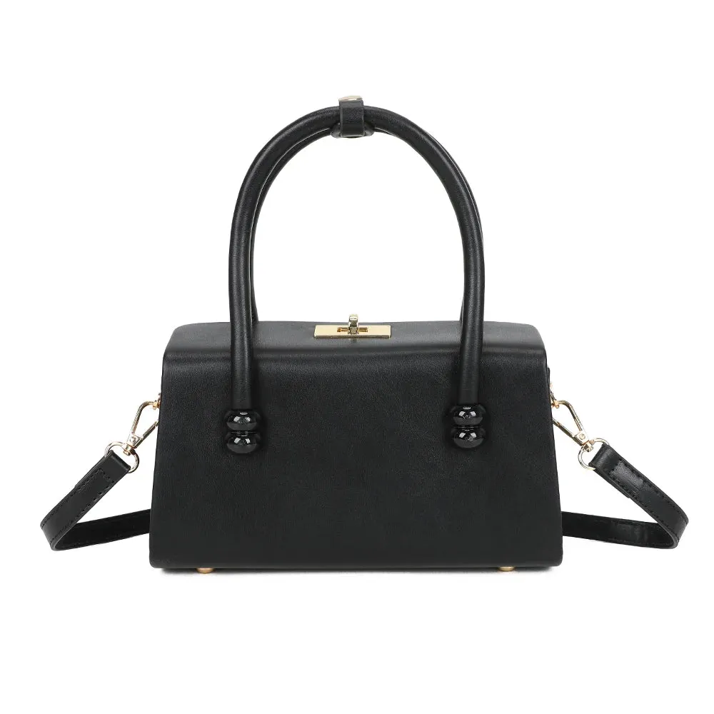 Gallantry Paris Azura petit sac à main noir perles