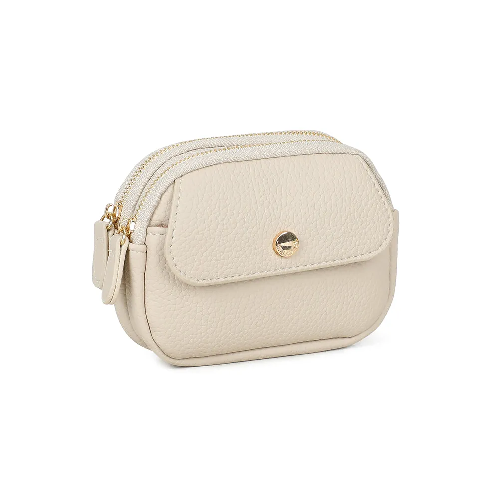 Gallantry Noria compagnon porte-monnaie Noir zippé