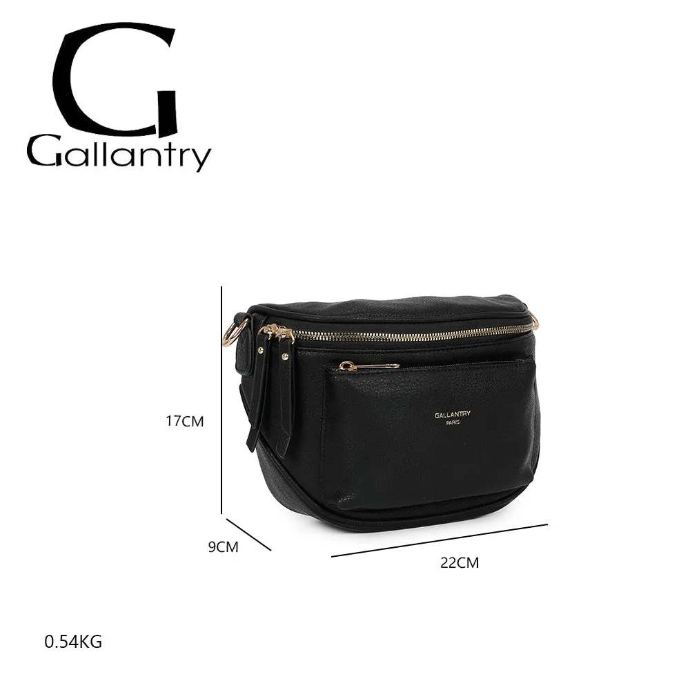 Gallantry Paris Glamour sac banane simili noir