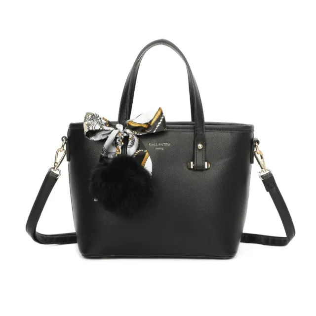 Gallantry Paris Le Amélis sac à main Noir foulard