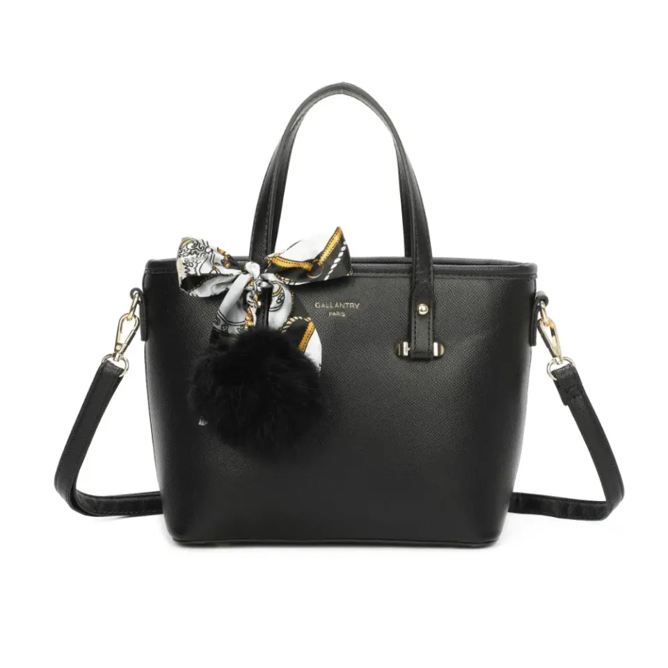 Gallantry Paris Le Amélis sac à main Noir foulard