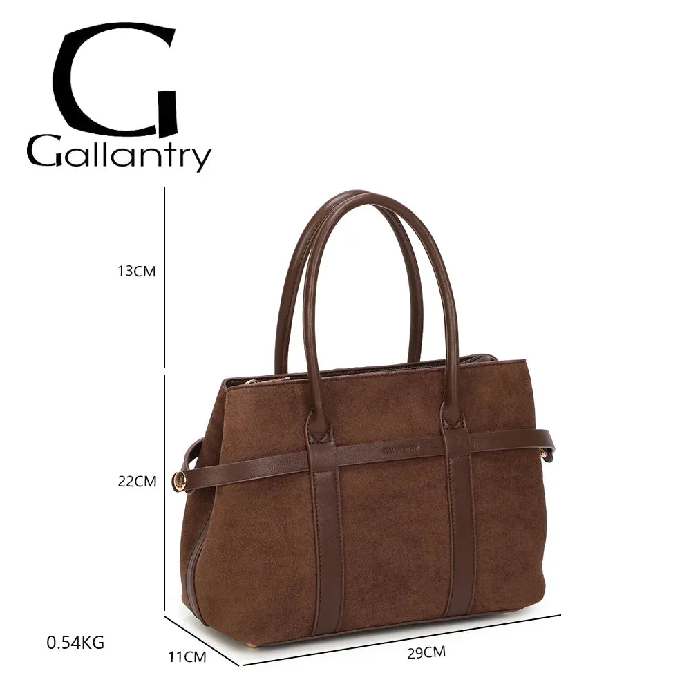 Gallantry Paris Maëva sac à main suédine zip