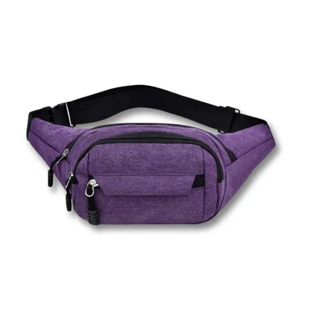 Maison Sacoches Norren sac banane gris Oxford imperméable