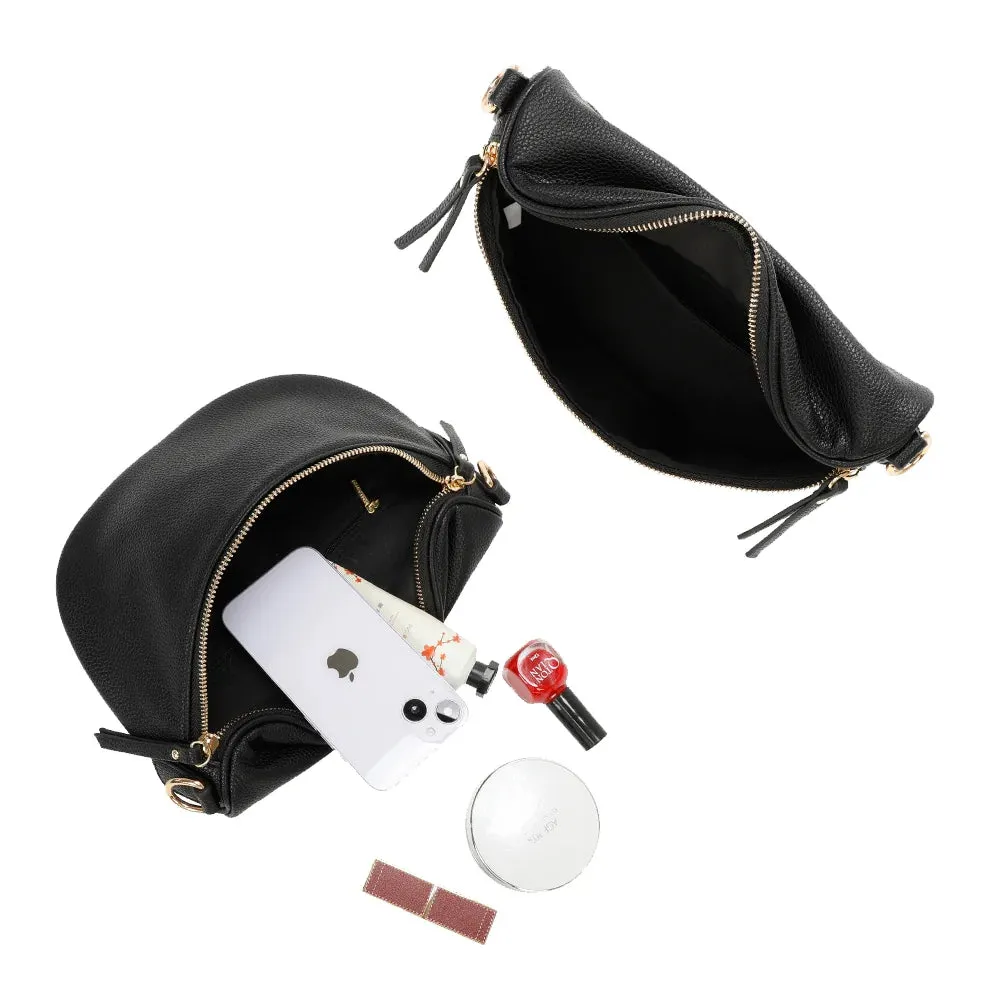 Gallantry Paris Essentiel sac banane noir bandoulière