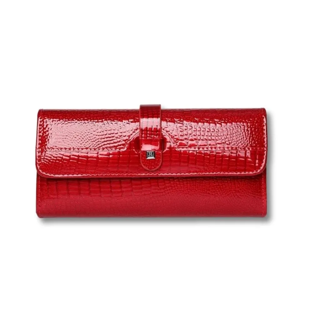 Maison Sacoches Lunéa portefeuille femme noir cuir