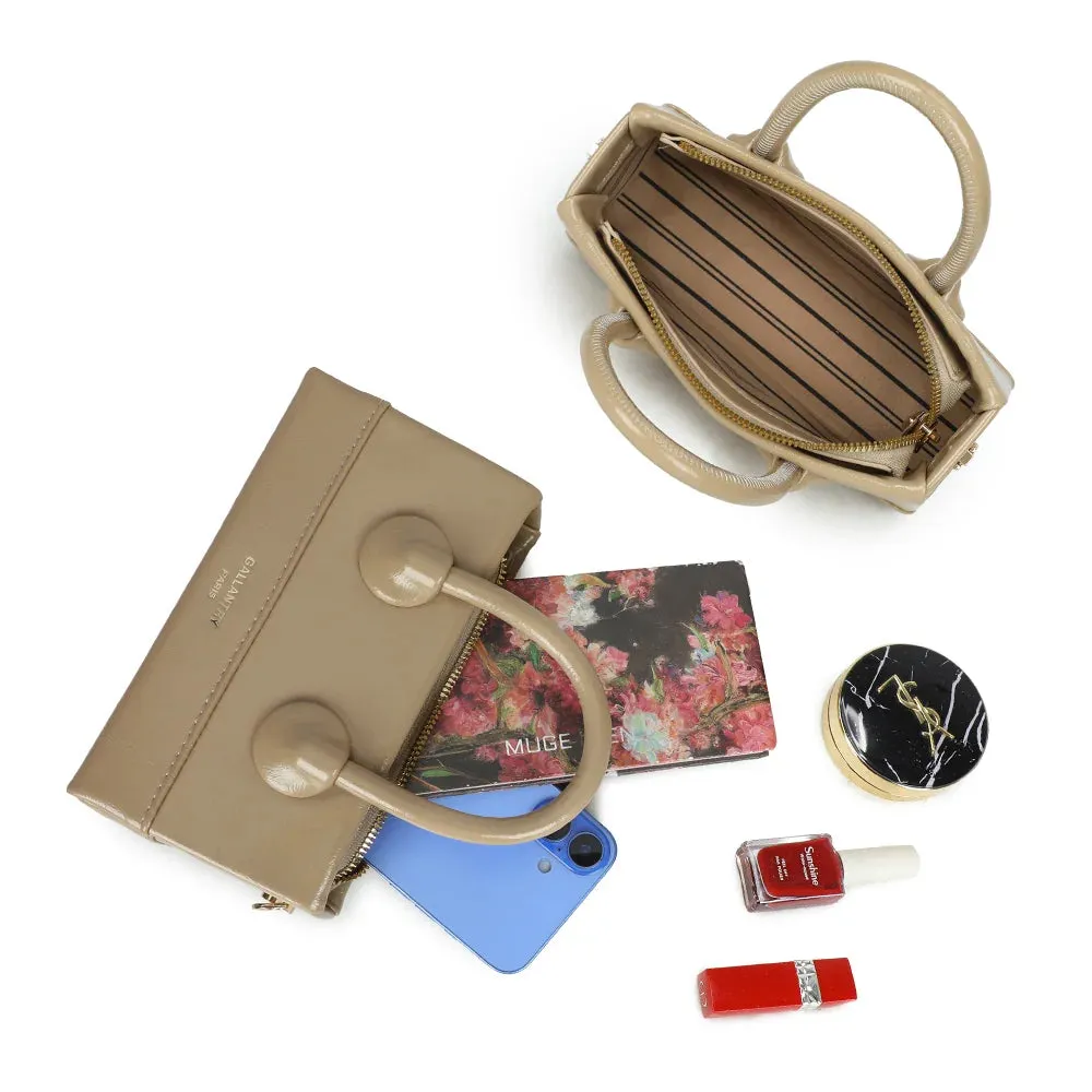 Gallantry Paris Mona mini sac chaîne dorée zippé