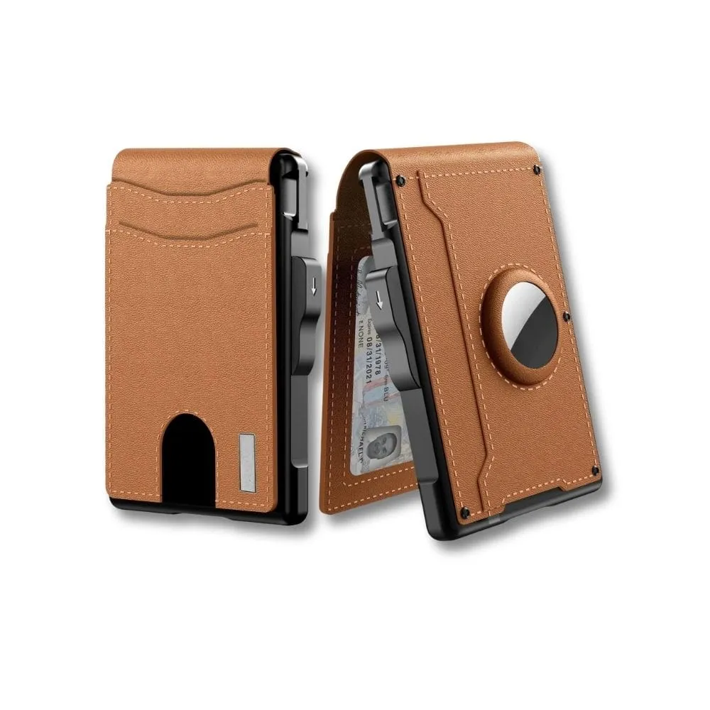 Maison Sacoches Riven Porte-Carte Noir AirTag RFID