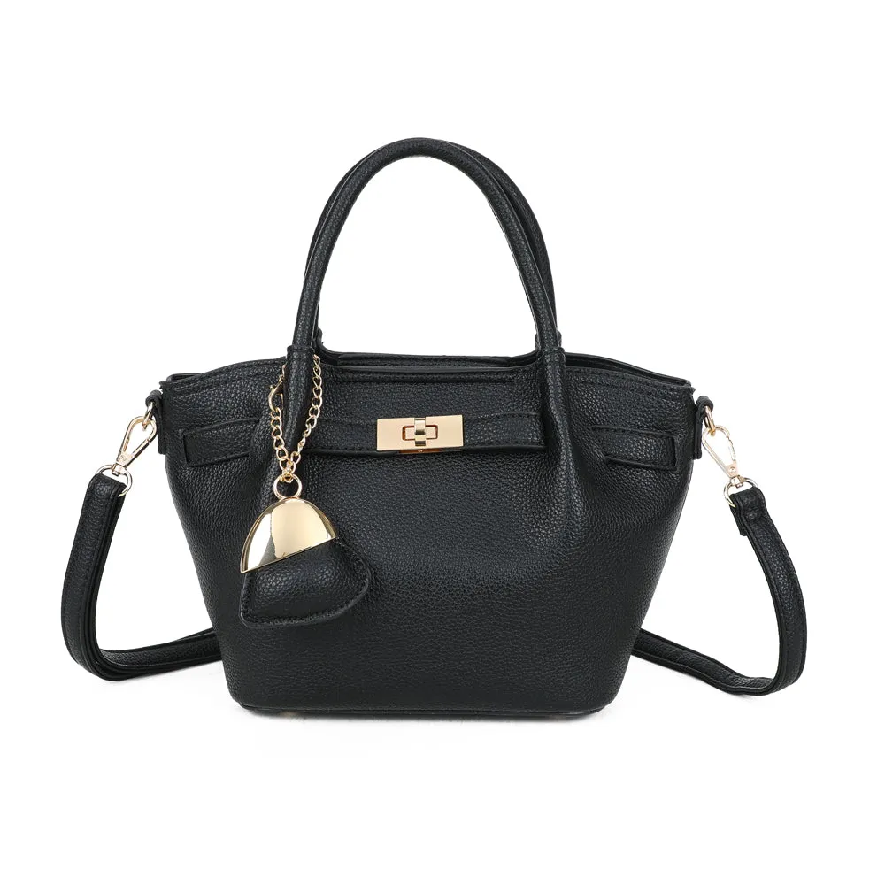 Gallantry Blossom sac à main rose charm doré