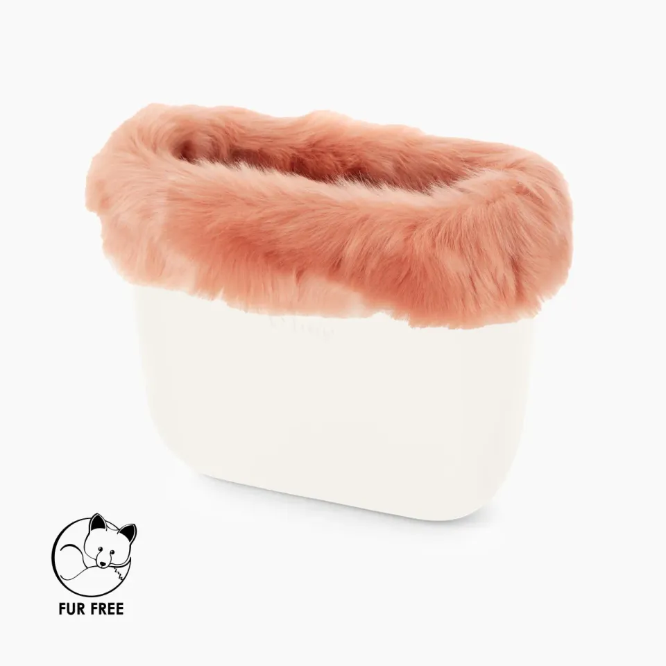 O bag mini Fox bordure fourrure synthétique amovible