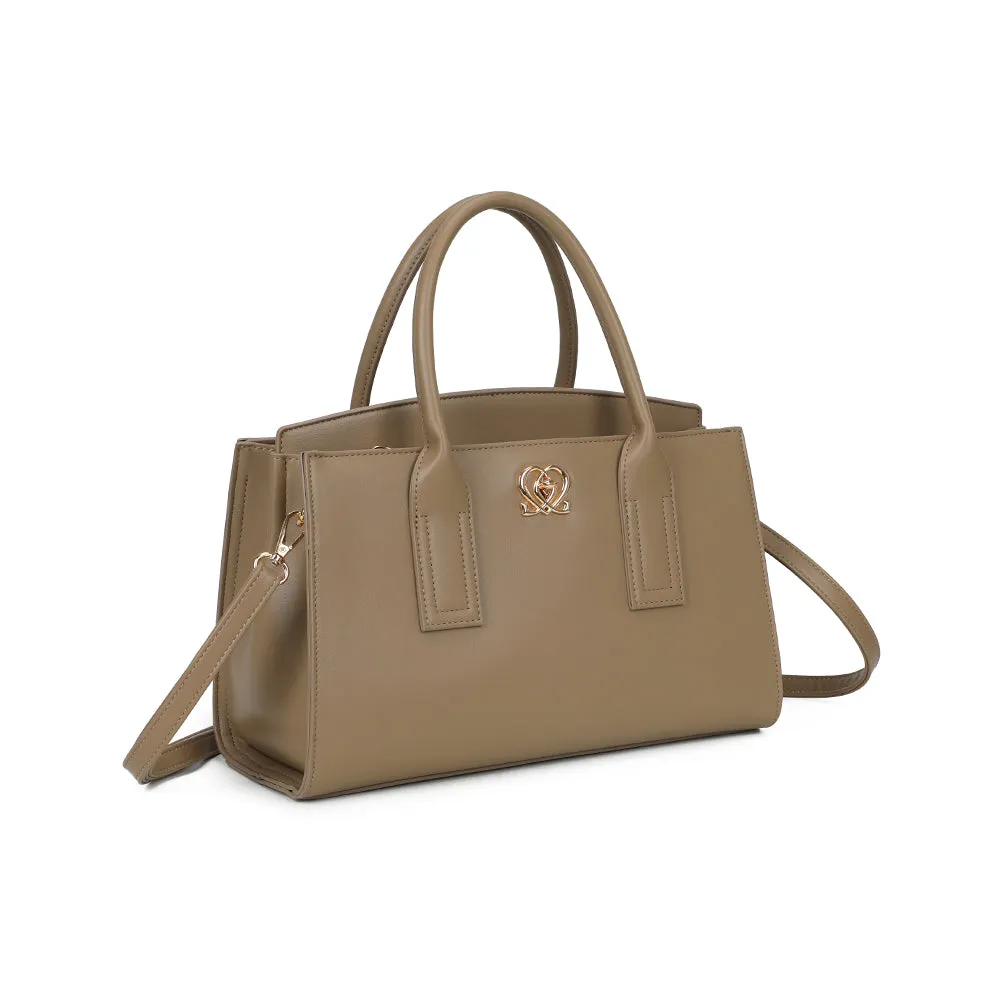 Gallantry La Déliane sac à main taupe lisse