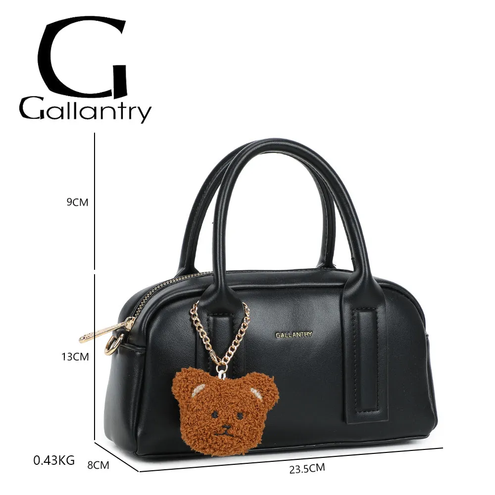 Gallantry Paris Lya petit sac bowling coffee à ourson