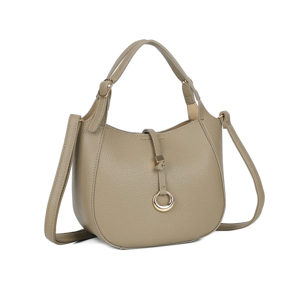 Gallantry Paris Le Nolan petit sac bandoulière noir grainé