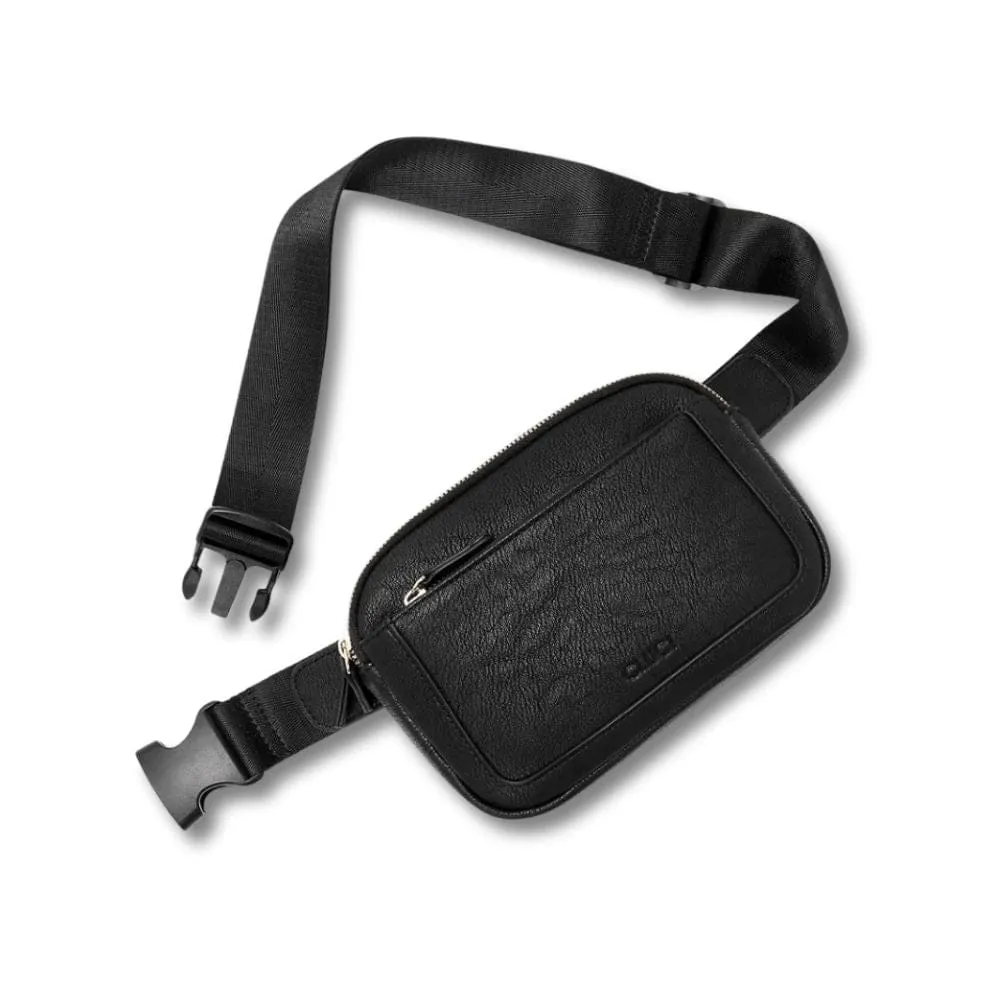 Maison Sacoches Livia sac banane femme noir