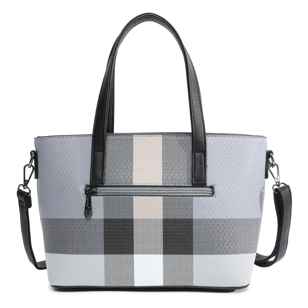 Gallantry Paris Mini Jolie petit sac gris à carreaux