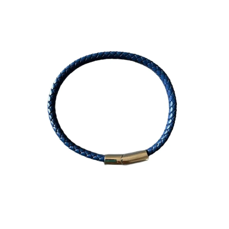 Hexagone Cuir Tressé Plat bracelet cuir