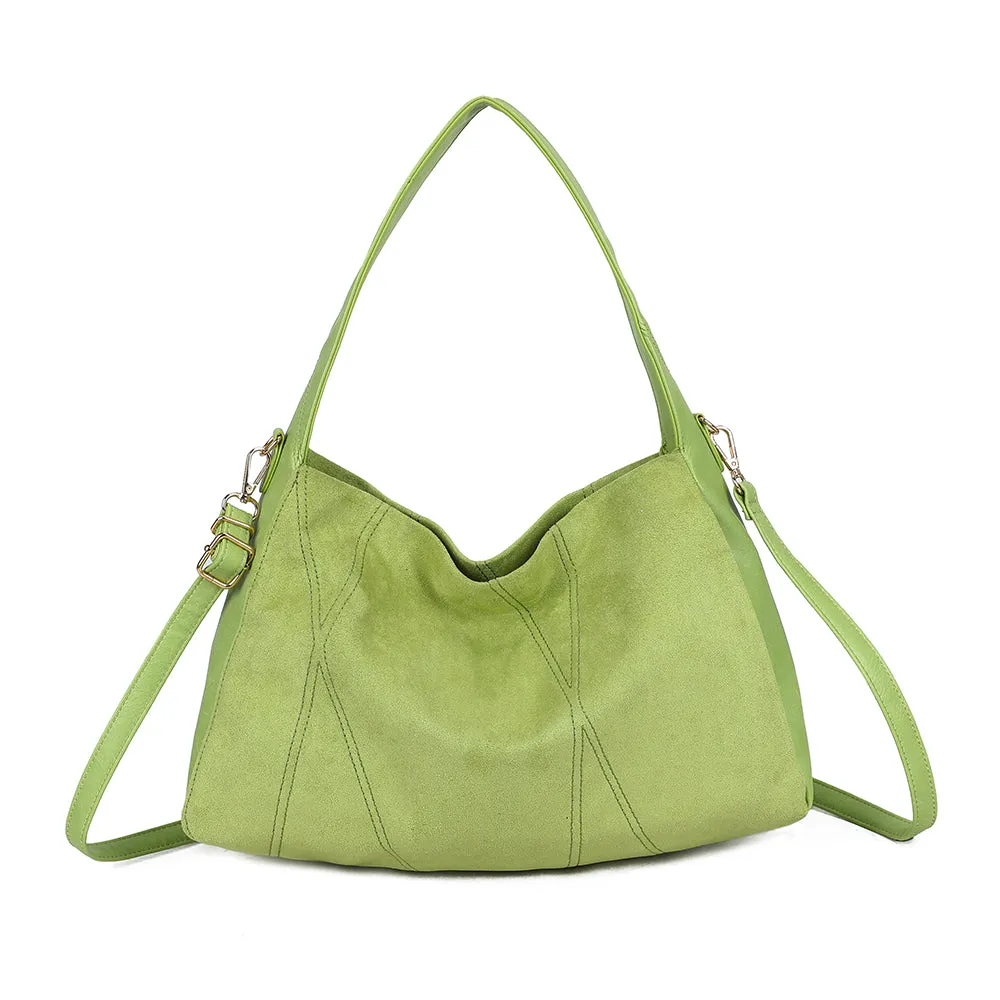 Gallantry Milano sac à main marron suédée hobo
