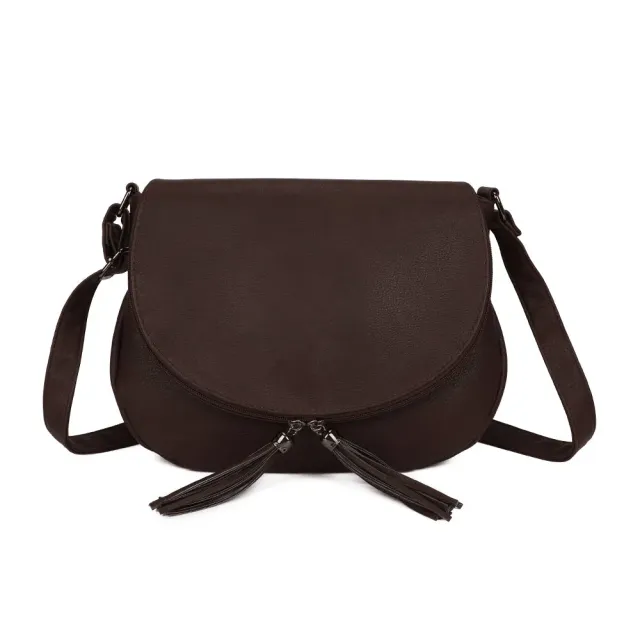 Gallantry Paris Naël sac bandoulière simili cuir coffee