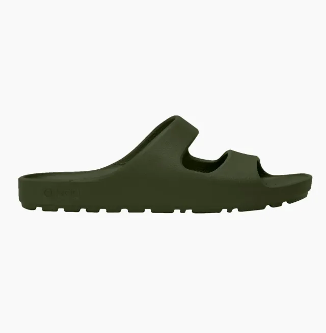 O bag O Shoes Low sabots vert foncé 45/46