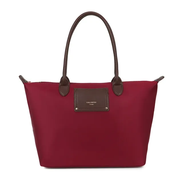 Gallantry Le Meralis sac cabas zippé bordeaux