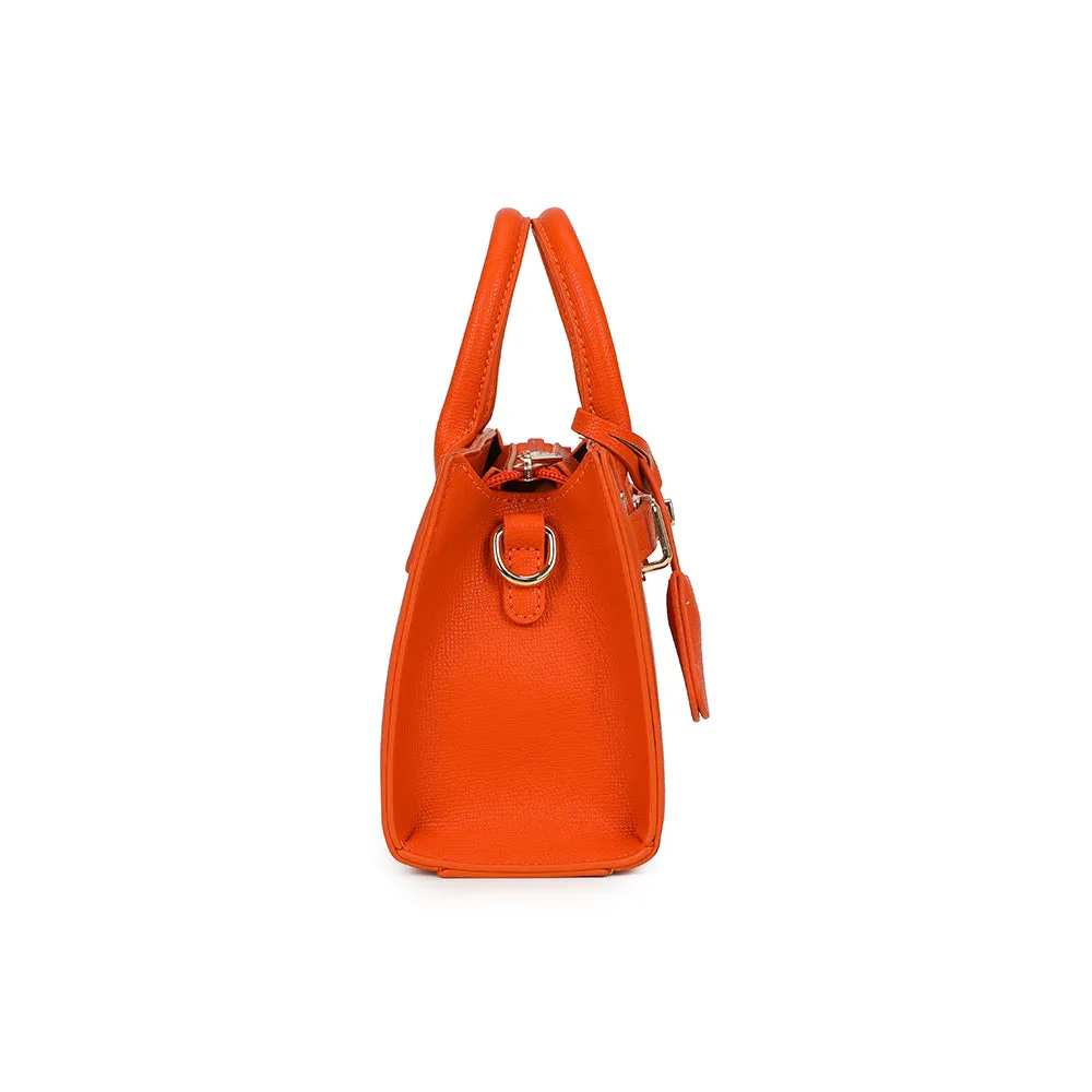 Gallantry Colette mini sac à main orange saffiano