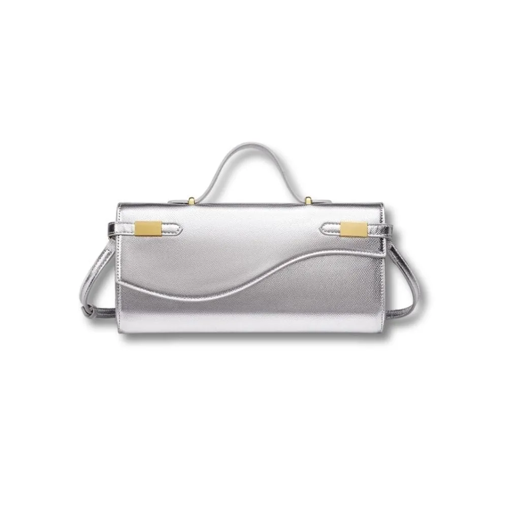 Maison Sacoches Cassandre pochette bourgogne vintage