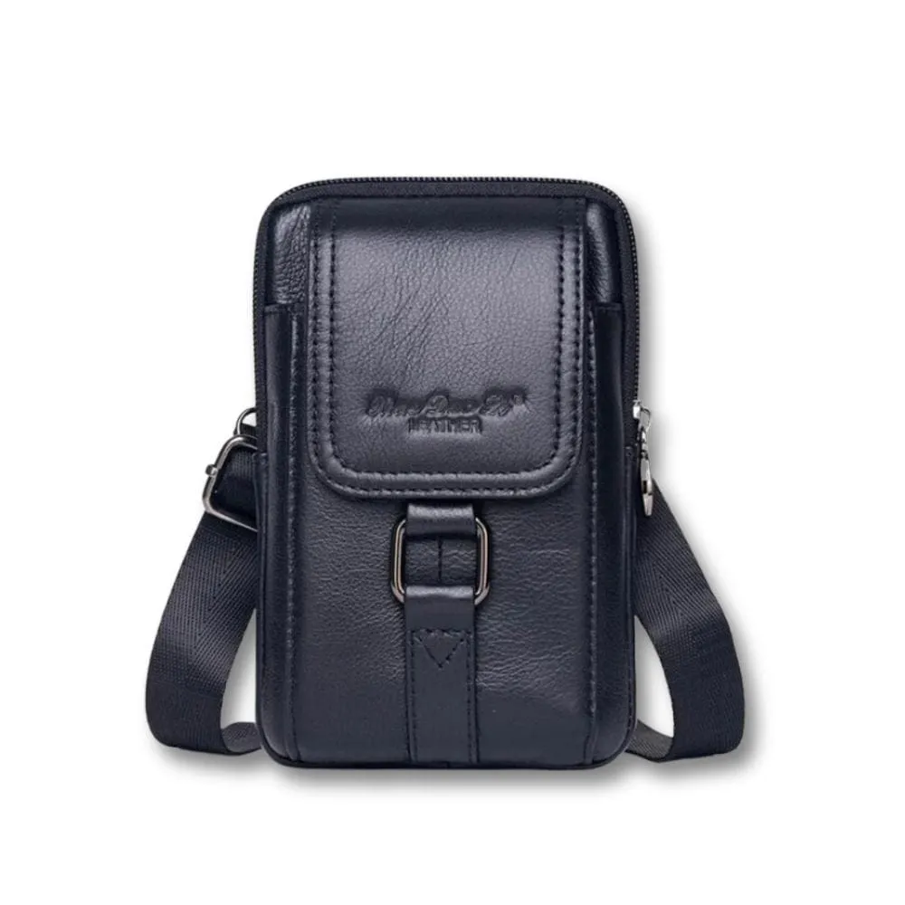 Maison Sacoches Kaelen sacoche cuir marron mini
