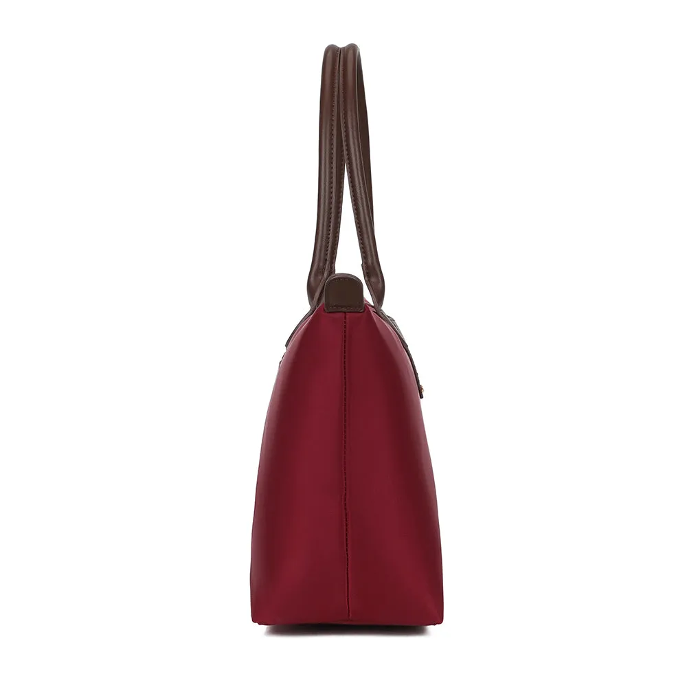 Gallantry Le Meralis sac cabas zippé bordeaux