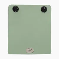 O pocket rabat bouton matcha EVA