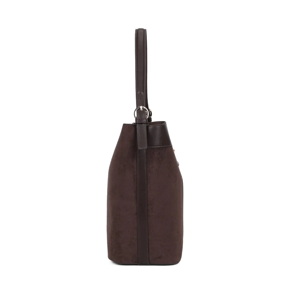 Gallantry Paris Sibylle sac seau coffee suédine