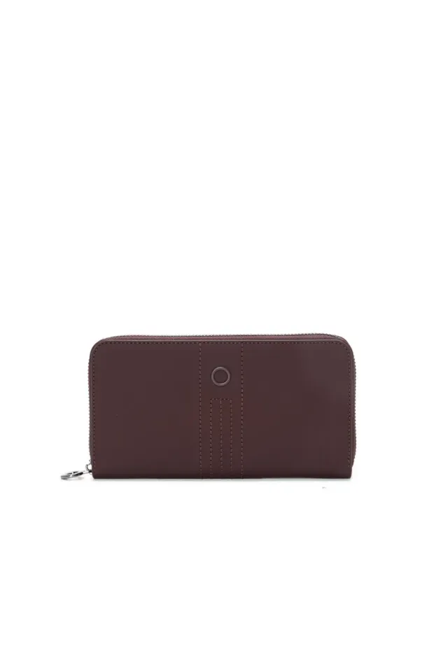 O bag Wally Mughetto portefeuille burgundy