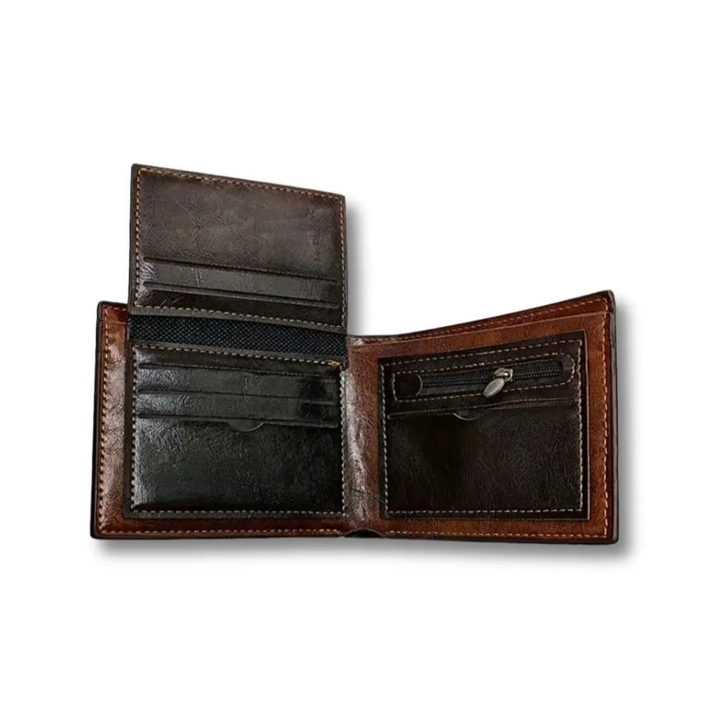 Maison Sacoches Varen Portefeuille Homme Noir Effet Croco